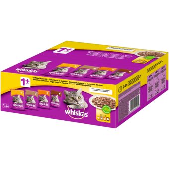 Whiskas Geflügel Auswahl 80 x 100 g