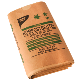 Bio Müllsack Papier 10 x 10 l