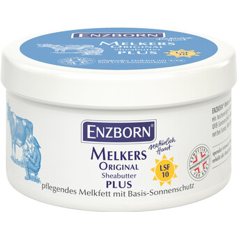 ENZBORN Melkers Original Melkfett Sheabutter Plus LSF 10, 250 ml Dose