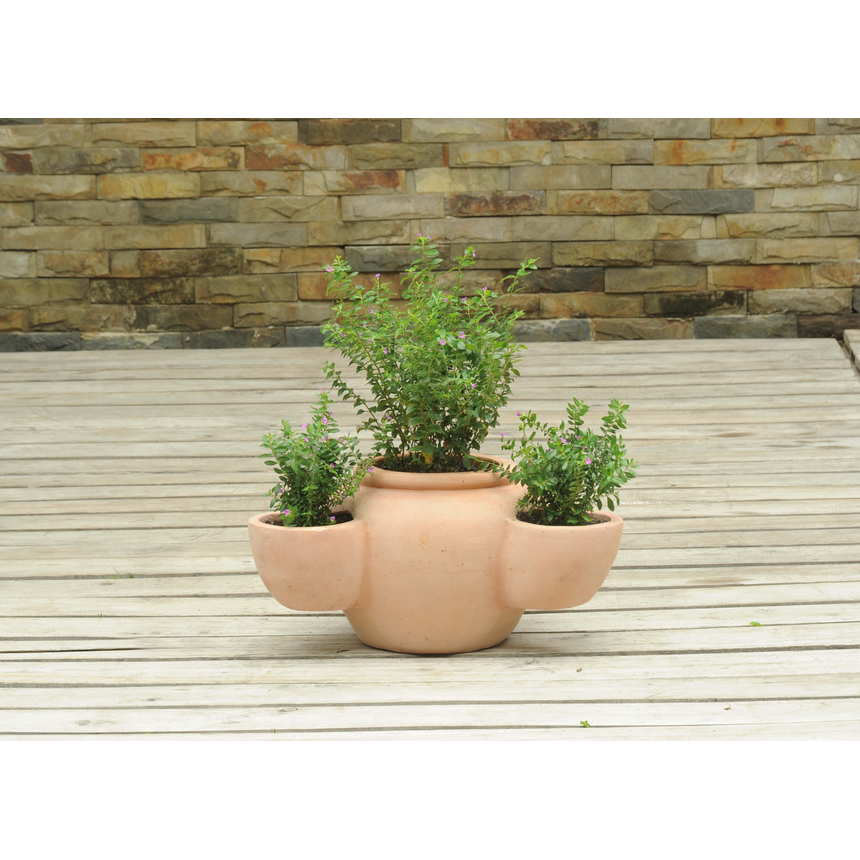 Kräutertopf Terracotta Ø 40 x H 23 cm Lagerhaus Salzburg