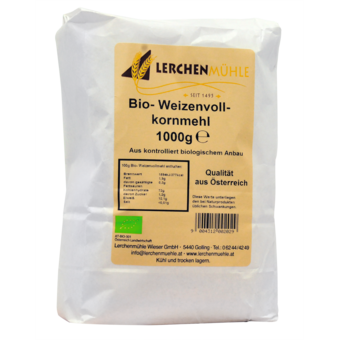 Bio Weizenvollkornmehl 1 kg