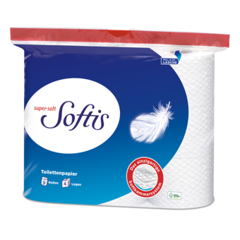 Toilettenpapier Softis super-soft 4-lagig