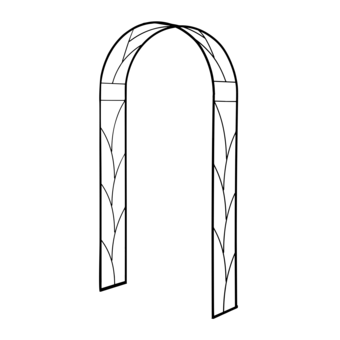 Rosenbogen Salzburg Braun H 230 cm