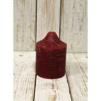 Kerze Rustic Weinrot 10 x 14 cm