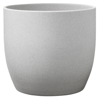 Übertopf Basel Stone Hellgrau Ø 12 cm