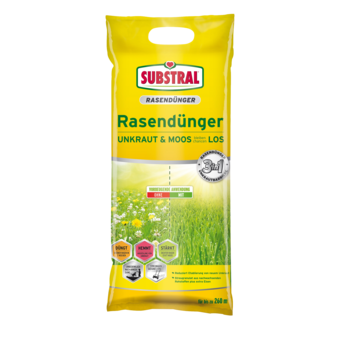 Substral Rasendünger Unkraut&Moos bleiben chancenlos 3IN1