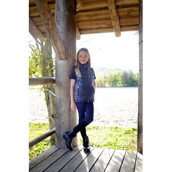 Reitstrumpfhose Equona Blau für Damen und Kinder