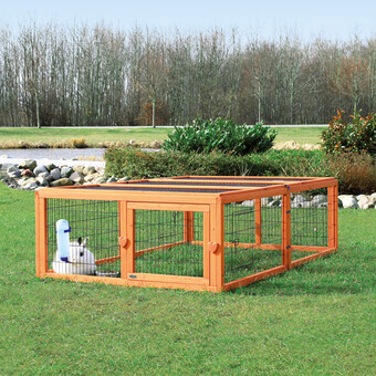 Freilaufgehege mit Abdeckung Natura