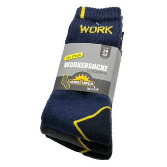 Socken Workpower 3er Gr. 43/46