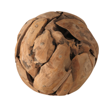 Teakholz Kugel