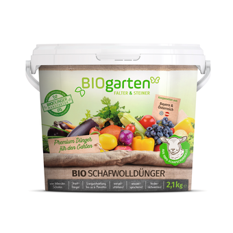 BIOgarten Schafwolldünger 2,1 kg