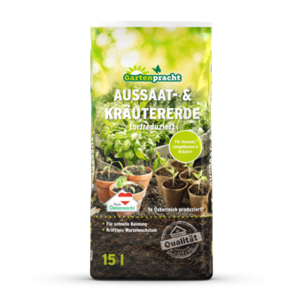 Aussaat –& Kräutererde Gartenpracht 15 l