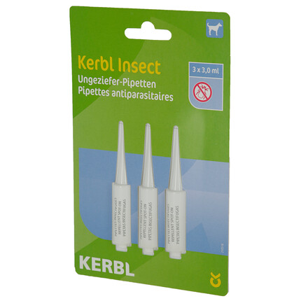 Kerbl Insect Pipetten Hund, 3 ml 3er