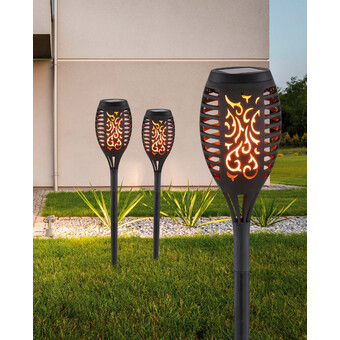 Solarlampe Fackel 2er Set