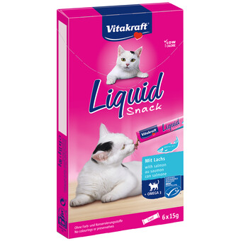 Cat Liquid Snack Lachs  6x 15g