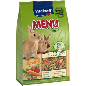 Menü Vital Zwergkaninchen 3kg