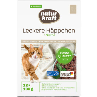 Naturkraft FB 100g 12er Leckere Häppchen in Sauce
