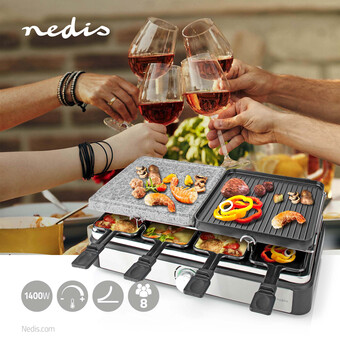 Nedis Raclette Gourmet 8er