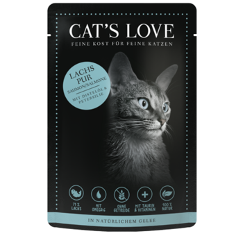 Cat's Love Adult Lachs Pur 85 g
