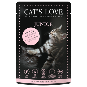 Cat's Love Junior Huhn Pur 85 g