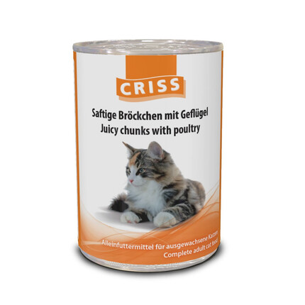 Criss Katzenmenü Geflügel 415g