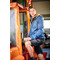 Strickfleece Hoodyjacke Blau Gr. L Impression #1