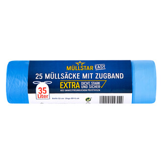 Müllsack mit Zugband 35LT/25er