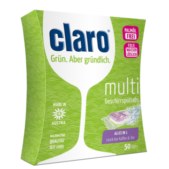 Claro Multi Geschirrspültabs 50 Stk