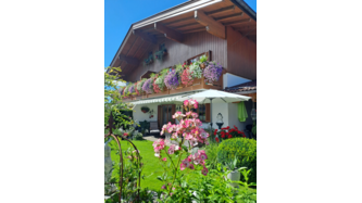 Doppelhaus mit einer wunderbaren Nachbarschaft ....und alle Jahre schöne Blumen 