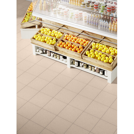 Bodenfliese L 29,7 x B 29,7 cm Weiß-Beige