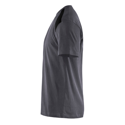 T-SHIRT Grau/Schwarz Gr. L Impression #2