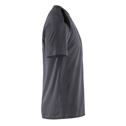 T-SHIRT Grau/Schwarz Gr. L Impression #3
