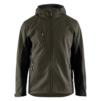 SOFTSHELL JACKE MIT KAPUZE