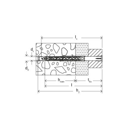 Langschaftdübel SXRL 10 x 230 T E mit Senkkopfschraube Impression #1