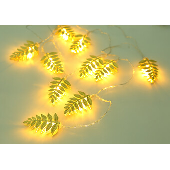 LED Lichterkette Baily Blätter