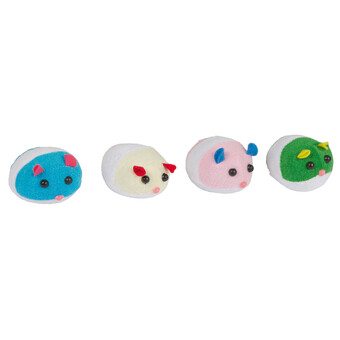 Shakin Jolly Frotteemaus, 7 cm mit Handaufzug