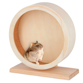 Hamsterlaufrad aus Holz/Kork Ø 22 cm