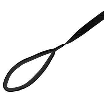 Führleine Miami Schwarz 100 cm, 20 mm breit