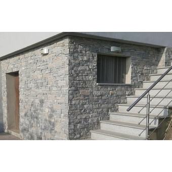 Wandverblender auf Netz Granit Dover II